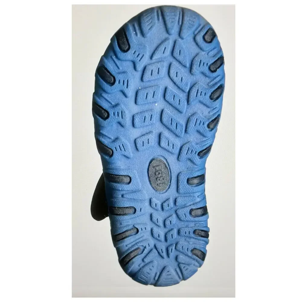 Western Chief Kids' Shark & Friends Beachgoer Sandal Blue 3